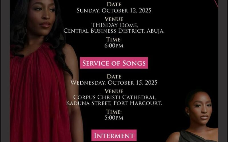 Obituary of late Somtochukwu Christelle Maduagwu, the Arise TV presenter and producer who died tragically, during a heavy robbery operation.
