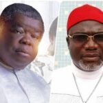 (L-R): Late Rev. (Dr.) Uma Ukpai and Chief (Dr.) Emeka Charles Kalu.