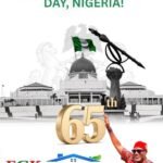 Chief Dr. Emeka Charles Kalu, the Founder of Emeka Charles Kalu Foundation, celebrating Nigerian 65th anniversary.