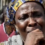 A representational image of a woman weeping in agony.