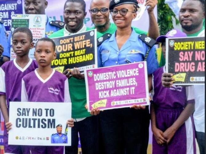 NAOSNP Kicks Off 2025 Week with Anti-Drug, Anti-Cultism Walk in Lagos