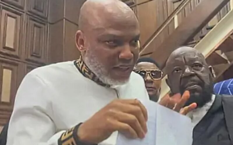 Mazi Nnamdi Kanu, the leader of the Indigenous People of Biafra (IPOB).
