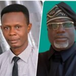 (L-R): Chief Dr. Emeka Charles Kalu, the Founder and President of Emeka Charles Kalu (ECK) Foundation and his Chief press secretary, Comrd. Amos Oge Kalu, the CEO of Ohafia TV.