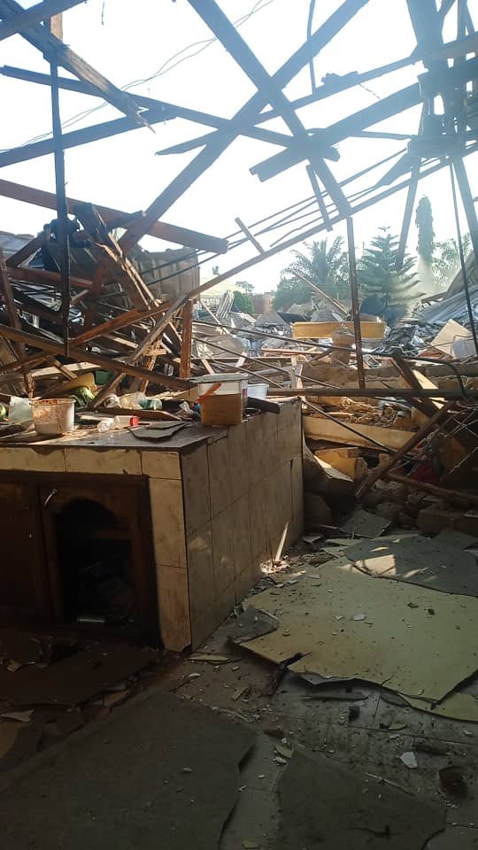 The demolished Abia Hotel.