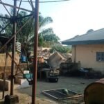 The demolished Abia Hotel.