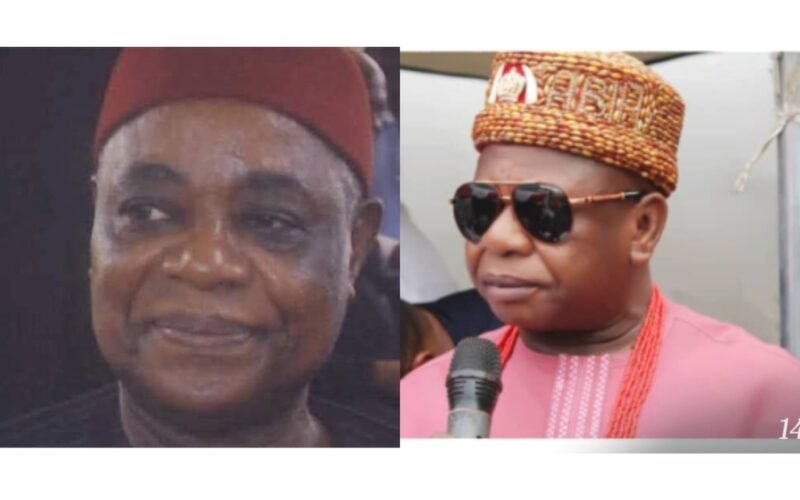 From (L-R): High Chief Onyema Ugochukwu and HRM Eze Nnamdi Ufoegbu.