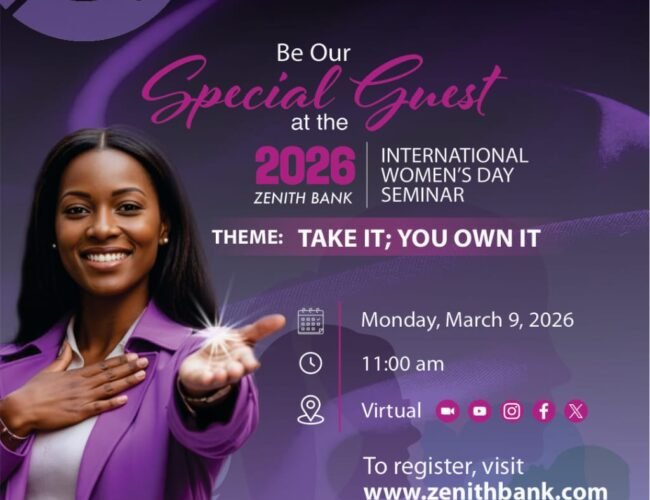 Zenith Bank Hosts 2026 International Women’s Day Seminar in Lagos