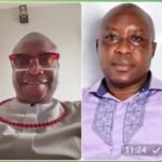 From L-R): Comrd. Akpovoke Otiti and Prince Clinton Uba.