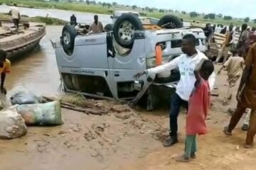 Tragedy on Namnai Bridge: Adamawa Express Bus Plunges Into River in Taraba, Many Feared Dead