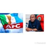 Dr. Alex Chioma Otti and APC flag.