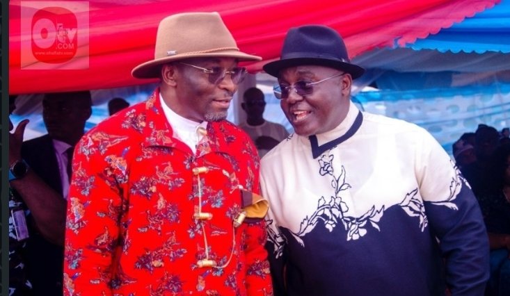 From (L-R): Rt. Hon. Benjamin Kalu and Rt. Hon. Emeka Atuma. 