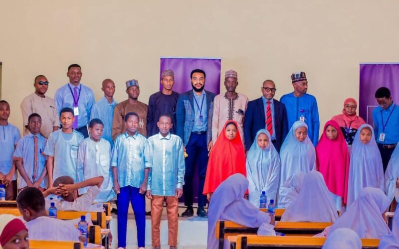 Polaris Bank Financial Literacy Session at Community Day Secondary School, Tsaski Yan’albasa, Charanchi LGA, Katsina State, during Global Money Week 2026.