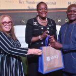 Photo caption: L-R: Divisional Head, Small and Medium-scale Enterprises (SMEs), Fidelity Bank Plc, Mrs. Ugochi Osinigwe; Executive Director, South, Fidelity Bank Plc, Mrs. Pamela Shodipo; and Representative of the President of the Port Harcourt Chamber of Commerce, Industry, Mines and Agriculture (PHCCIMA) and Chairman of SMEs and Non-Governmental Organizations (NGOs) Trade Group, Mr. Jack Daboikiabo; at the Fidelity Bank SME Quarterly Business Forum held in Port Harcourt, recently.