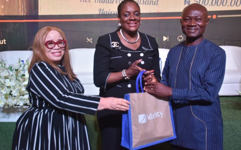 Photo caption: L-R: Divisional Head, Small and Medium-scale Enterprises (SMEs), Fidelity Bank Plc, Mrs. Ugochi Osinigwe; Executive Director, South, Fidelity Bank Plc, Mrs. Pamela Shodipo; and Representative of the President of the Port Harcourt Chamber of Commerce, Industry, Mines and Agriculture (PHCCIMA) and Chairman of SMEs and Non-Governmental Organizations (NGOs) Trade Group, Mr. Jack Daboikiabo; at the Fidelity Bank SME Quarterly Business Forum held in Port Harcourt, recently.
