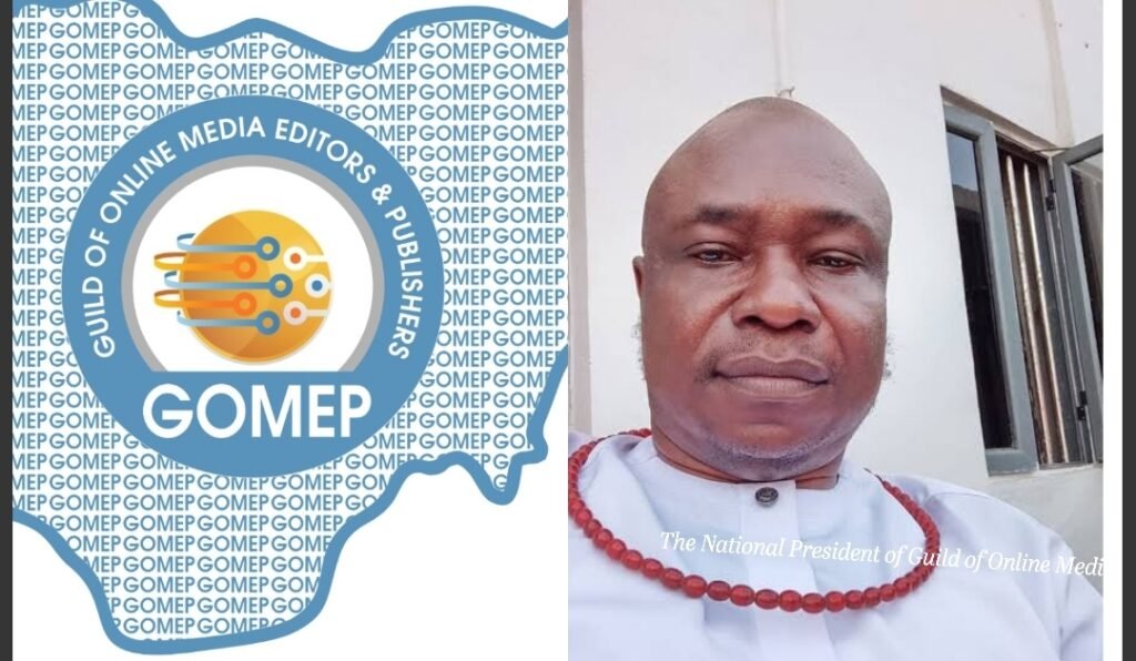 The National President of Guild of Online Media Editors and Publishers GOMEP-NG.