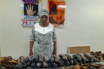 NDLEA Arrests 67-Year-Old Nigerian-British Grandmother with 13kg Cocaine Hidden in Fake Plantain