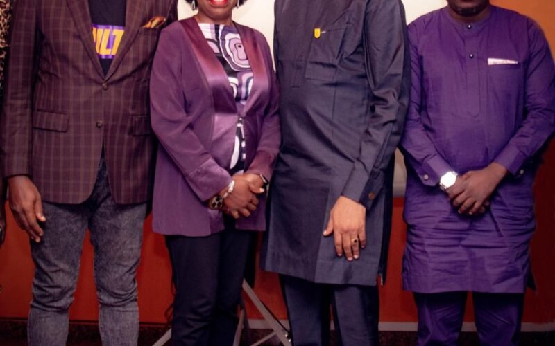 L-R: Rasheed Bolarinwa, Group Head, Brand Management & Corporate Communications, Polaris Bank Limited; Professor Abigail Ogwezzy-Ndisika of Mass Communication Dept, University of Lagos; Olufemi Awoyemi, mni, Chairman, Pros-hare; and Sheriff Adekoya, Lead Strategist, Edgeforth Business Solutions, at the 12th Polaris Bank Annual Media Capacity Seminar in Lagos over the weekend.