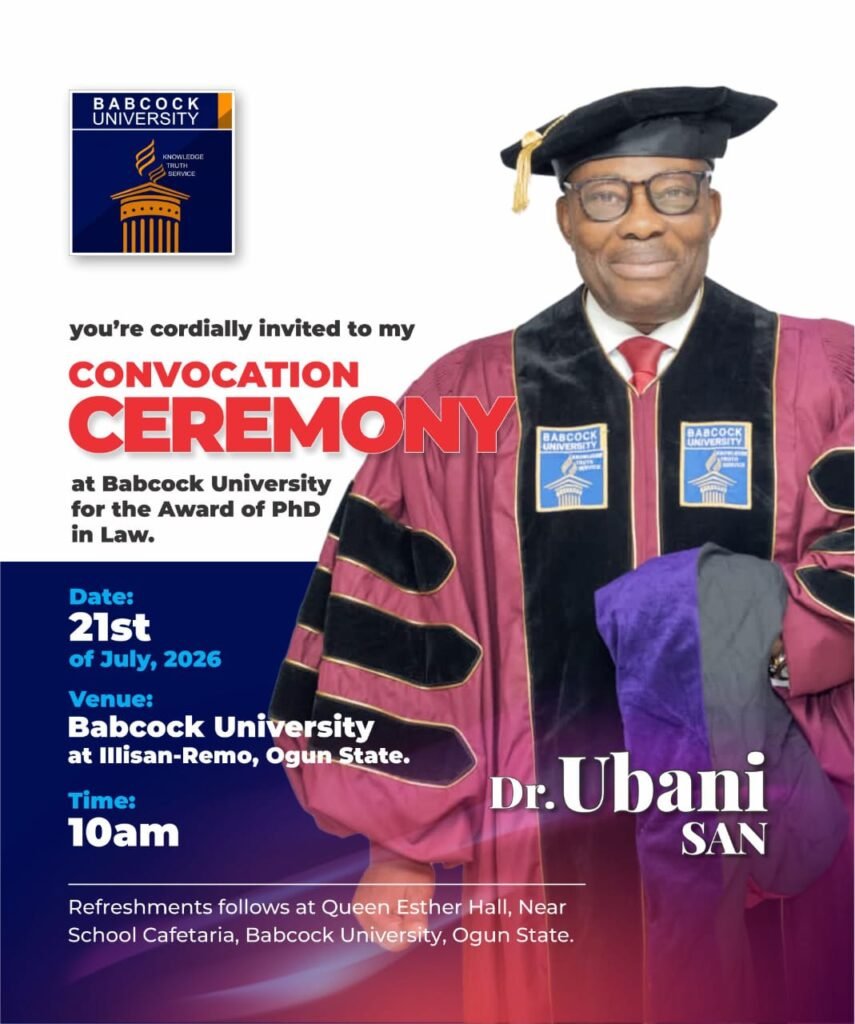 Dr. Monday Onyekachi Ubani (SAN).