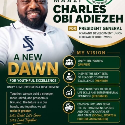 Obi Charles Withdraws from Ikwuano Youth Election, Alleges Threats, Disenfranchisement