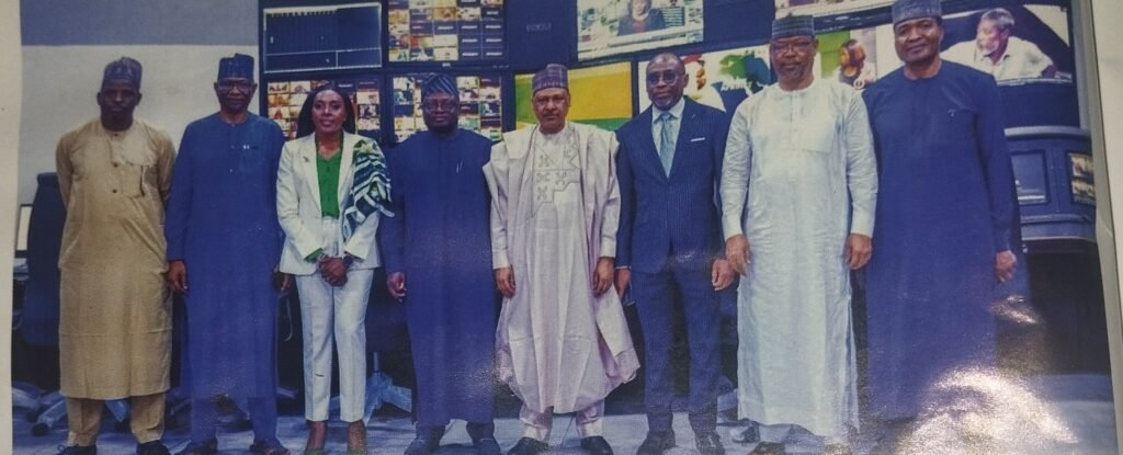 From L-R): Mohammed Idris, the Minister of Information and National Orientation Agency (5L).