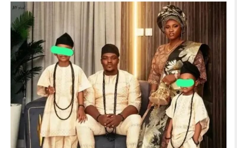 Mrs. Tosin, the 28-years-old widow who was assaulted and driven out of her home by her father in-law, a few days after her husband passed.