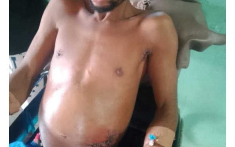 Mr. Chibunna, an only son who was murdered by one Mr. Solomon Friday over palm fruit, in Obingwa LGA of Abia state.