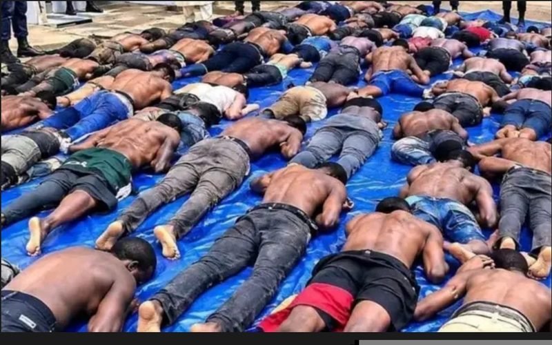 Lifeless bodies of 37 illegal miners in Niger who died in NSCDC custody in September, 2026.