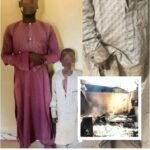 (1R): 9-year-old boy in Yobe State who allegedly set his family house ablaze, killing his two stepmothers and two younger brothers to revenge beating for stealing a fowl and his father.