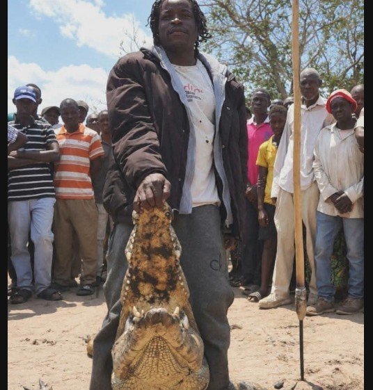 Mola Simona, a Zimbabwe man who reportedly killed a suspected crocodile with a spear after two young women from the same family died in separate attacks on the Zambezi River within four days.