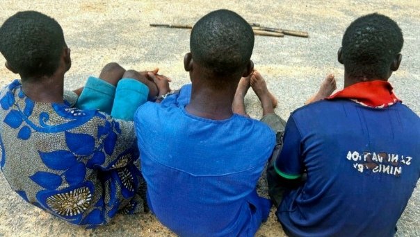Suspected killers of six family members in Oyo State.