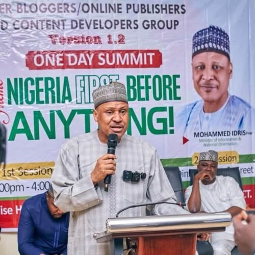 Nigeria First: Bloggers, Publishers Pledge Responsible Journalism at Abuja Summit