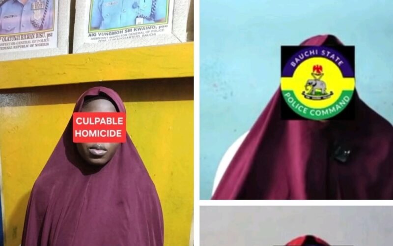 Hauwau Haruna, a 35-year-old Bauchi housewife who murdered her co-wide with a pestle.