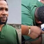 Samson Ekata, 40-years-old Edo man who allegedly killed his pregnant 18-years-old girlfriend and severed her breasts.